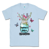 Dusty Blue grandma preview costom name Classic Tee - MaliasSmallBusiness