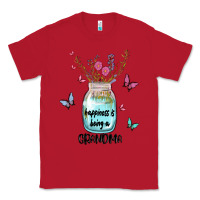 Red grandma preview costom name Classic Tee - MaliasSmallBusiness