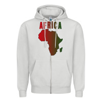 Dove Grey Africa Zipper Hoodie - Bettercallsaul