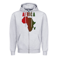 Heather Grey Africa Zipper Hoodie - Bettercallsaul