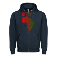 Navy Africa Zipper Hoodie - Bettercallsaul