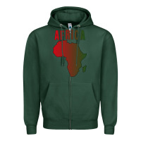 Sports Green Africa Zipper Hoodie - Bettercallsaul