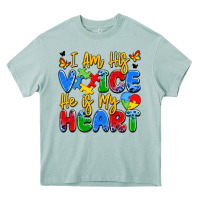 Arona i am his voice he is my heart Heavy Core Tee - JahusDesignShop