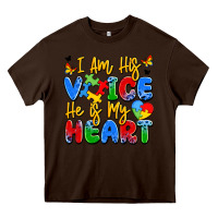 I Am His Voice He Is My Heart Heavy Core Tee | Teevron