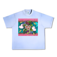 Grape Ice v.d flowers and hearts Urban Heavy Tee - AdoDesignShop