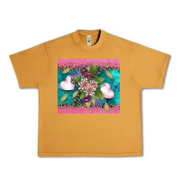 Peanut Butter v.d flowers and hearts Urban Heavy Tee - AdoDesignShop
