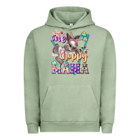 Pigment Oil Green one hoppy mama Urban Hoodie - FaDigitalArtStudio