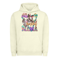 Pigment Pistachio one hoppy mama Urban Hoodie - FaDigitalArtStudio