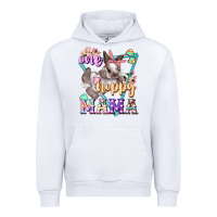 White one hoppy mama Urban Hoodie - FaDigitalArtStudio