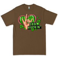 Cacao shamrockin' rock n roll female hand Premium Tee - Artiststas