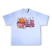 Grape Ice it's fine i'm fine everything's freakin' fine Urban Heavy Tee - MaliasSmallBusiness
