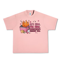 Salmon it's fine i'm fine everything's freakin' fine Urban Heavy Tee - MaliasSmallBusiness