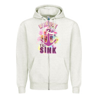Oatmeal Heather Rebuse To Sink Zipper Hoodie - Bettercallsaul