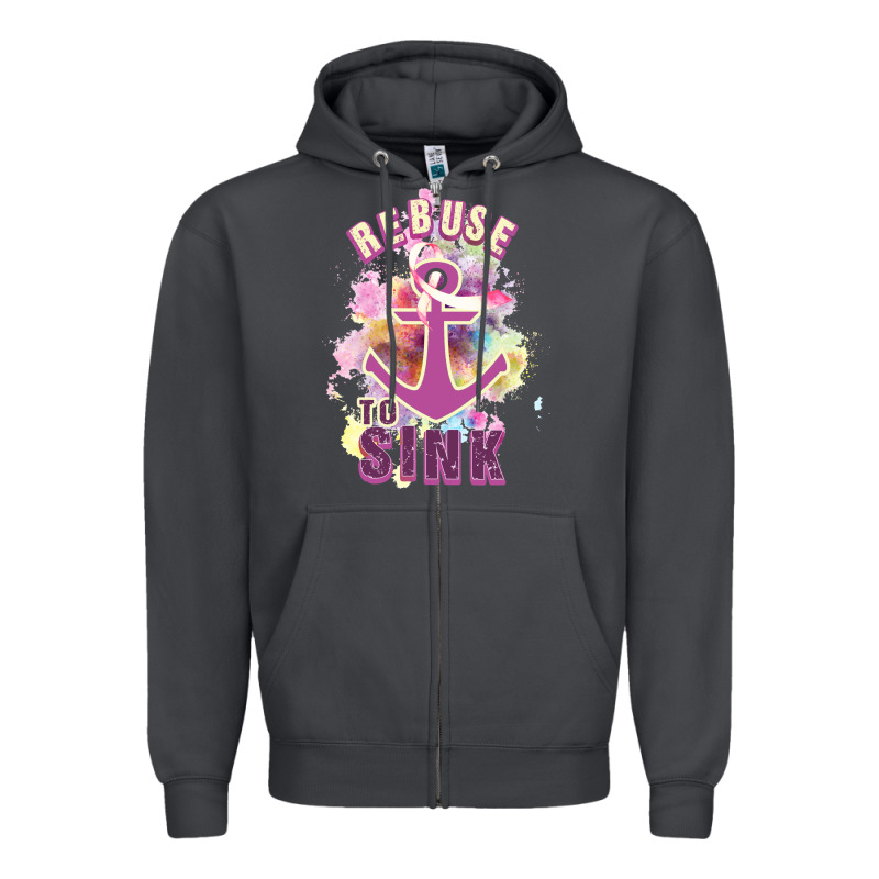 Rebuse To Sink Zipper Hoodie by Bettercallsaul | Teevron