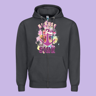 Rebuse To Sink Zipper Hoodie Designed By Bettercallsaul