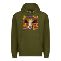 Army Green serape hereford coaster Premium Hoodie - JahusDesignShop