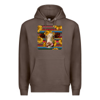 Coffee serape hereford coaster Premium Hoodie - JahusDesignShop