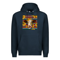 Navy serape hereford coaster Premium Hoodie - JahusDesignShop
