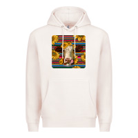 Pale Pink serape hereford coaster Premium Hoodie - JahusDesignShop