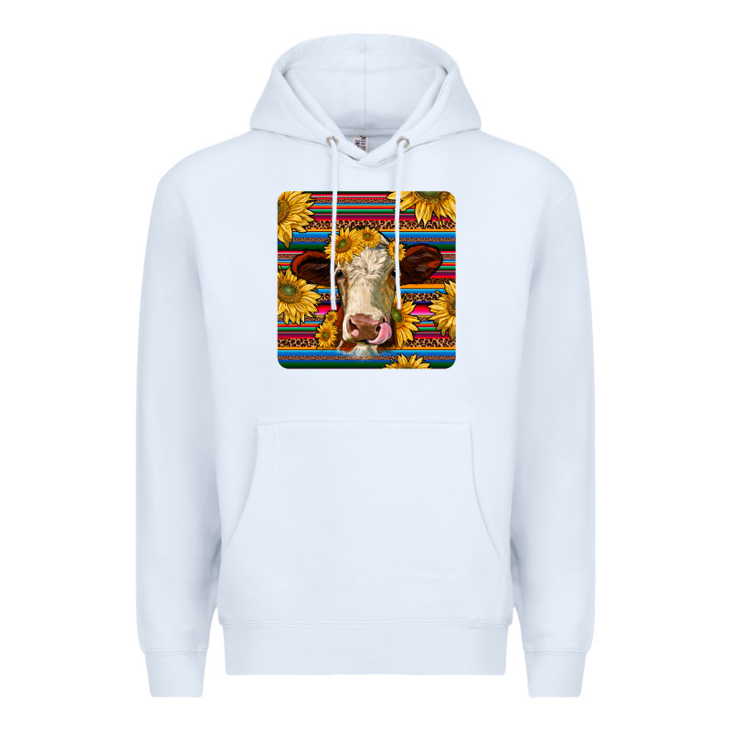 Serape Hereford Coaster Premium Hoodie by JahusDesignShop | Teevron