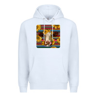 White serape hereford coaster Premium Hoodie - JahusDesignShop