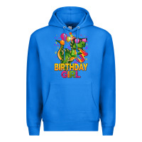 True Royal 3rd birthday girl t rex pink Premium Hoodie - CowGirlArtShop