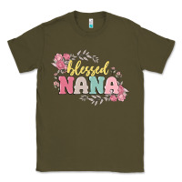 Army Green blessed nana Classic Tee - MaliasSmallBusiness