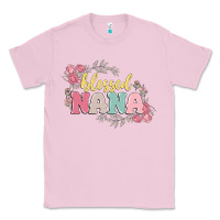 Bubblegum Pink blessed nana Classic Tee - MaliasSmallBusiness