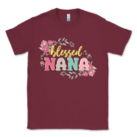 Burgundy blessed nana Classic Tee - MaliasSmallBusiness