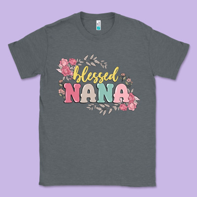 Blessed Nana Classic Tee Designed By Maliassmallbusiness
