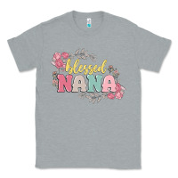 Heather Grey blessed nana Classic Tee - MaliasSmallBusiness