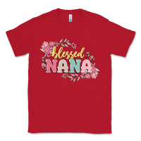 Red blessed nana Classic Tee - MaliasSmallBusiness