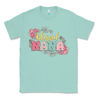 Seafoam blessed nana Classic Tee - MaliasSmallBusiness