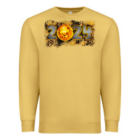 Antique Gold 2024 new year Premium Sweatshirt - CowGirlArtShop