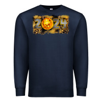 Navy 2024 new year Premium Sweatshirt - CowGirlArtShop