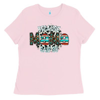 Bubblegum Pink because mama said so Ladies Tee - CowhideDigitalArt