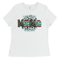 White because mama said so Ladies Tee - CowhideDigitalArt