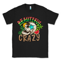 Black Beautiful Crazy Summer Classic Tee - CowhideDigitalArt