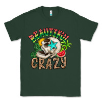 Sports Green Beautiful Crazy Summer Classic Tee - CowhideDigitalArt