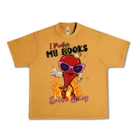 Peanut Butter i prefer my books extra spicy Urban Heavy Tee - MaliasSmallBusiness