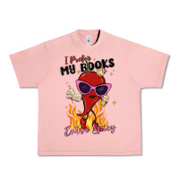 Salmon i prefer my books extra spicy Urban Heavy Tee - MaliasSmallBusiness