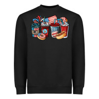 Black 4th of july coffee cups Heavyweight Sweatshirt - NancyCooperArtShop
