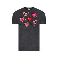 Vintage Black howdy valentine Vintage Tee - MaliasSmallBusiness