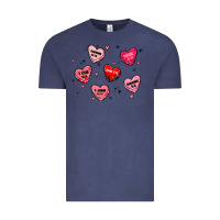Vintage Denim howdy valentine Vintage Tee - MaliasSmallBusiness