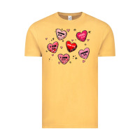 Vintage Mustard howdy valentine Vintage Tee - MaliasSmallBusiness