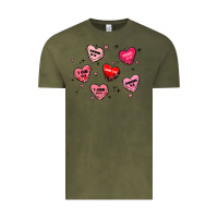 Vintage Olive howdy valentine Vintage Tee - MaliasSmallBusiness