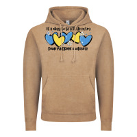 Vintage Coffee it's okay to be little extra down syndrome awarene Vintage Hoodie - MaliasSmallBusiness