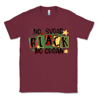 Burgundy no sugar black no cream Classic Tee - MaliasSmallBusiness