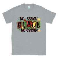 Heather Grey no sugar black no cream Classic Tee - MaliasSmallBusiness