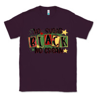 Plum no sugar black no cream Classic Tee - MaliasSmallBusiness